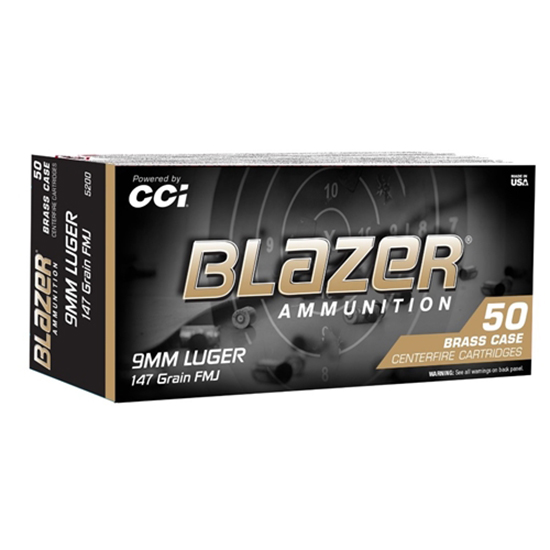 BLAZER BRASS 9MM 147GR FMJ 50/20 - Sale